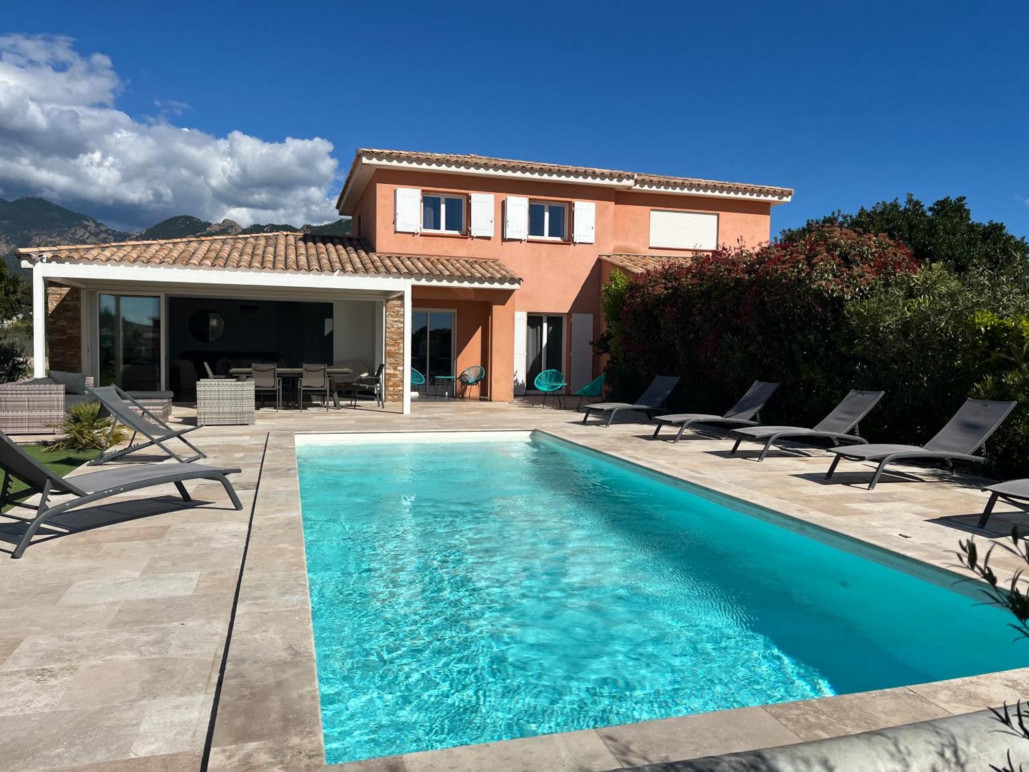 Villa Chez Geraldine Piscine Chauffee, Proche Plage Et Riviere Lecci Exterior photo
